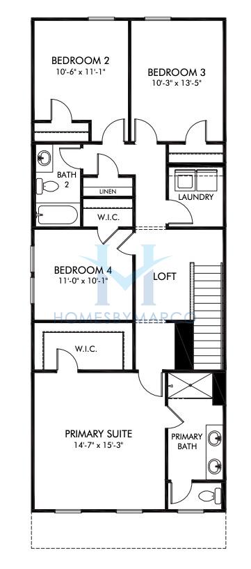 Lancaster model in Avalon, Conyers, GA, built by Meritage Homes