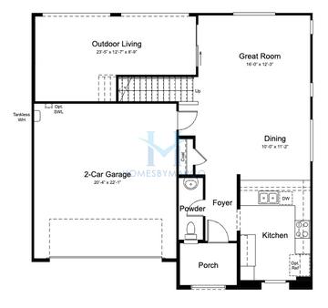 Photos of the Pearl model in the Hawes Crossing subdivision in Mesa, AZ