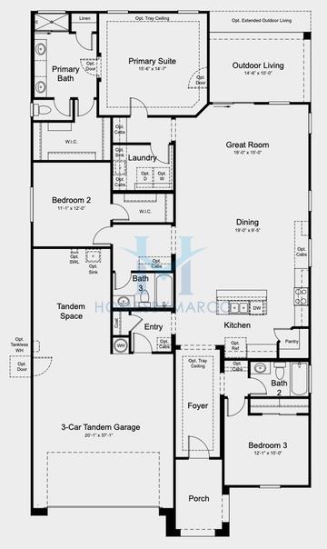 Photos of the Sterling model in the Hawes Crossing subdivision in Mesa, AZ