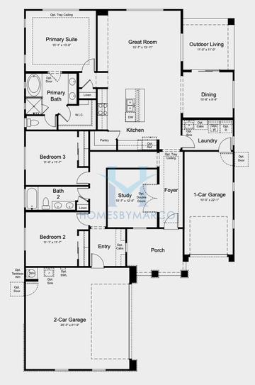 Photos of the Augusta model in the Hawes Crossing subdivision in Mesa, AZ