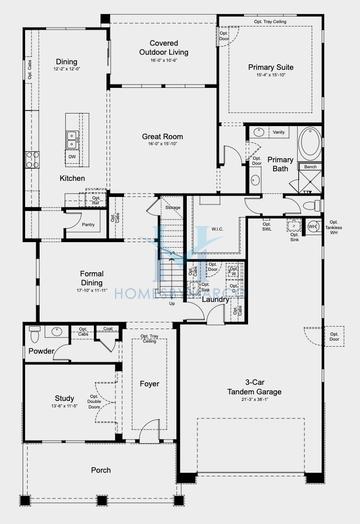 Photos of the Rockford model in the Hawes Crossing subdivision in Mesa, AZ