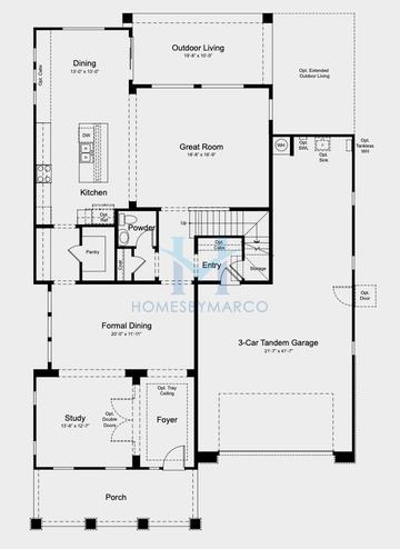 Photos of the Lewiston model in the Hawes Crossing subdivision in Mesa, AZ