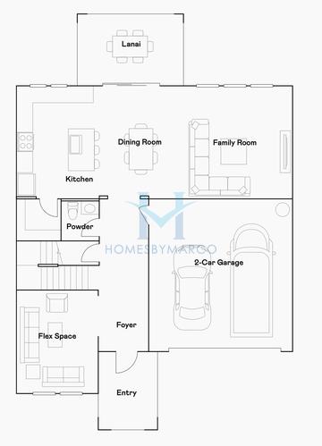 Photos of the Allison II model in the Rivington subdivision in DeBary, FL