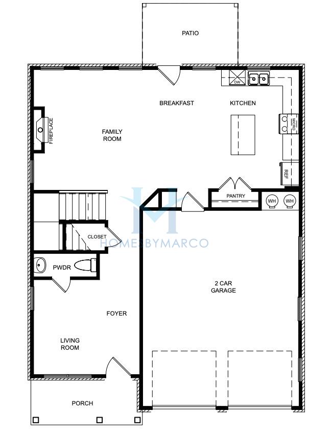 Photos of the Dorian model in the The Hills at Cedar Creek subdivision in Winder, GA