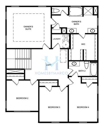 Dorian model in The Hills at Cedar Creek, Winder, GA, built by Direct Residential Communities