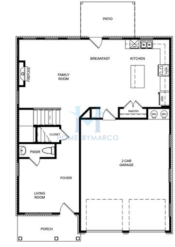 Photos of the Dorian model in the The Hills at Cedar Creek subdivision in Winder, GA