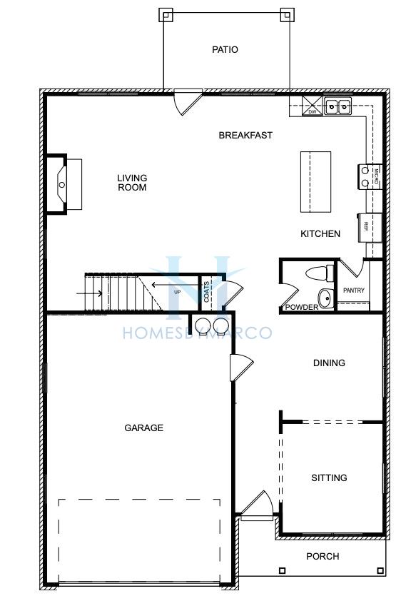 Photos of the Dayton model in the The Hills at Cedar Creek subdivision in Winder, GA