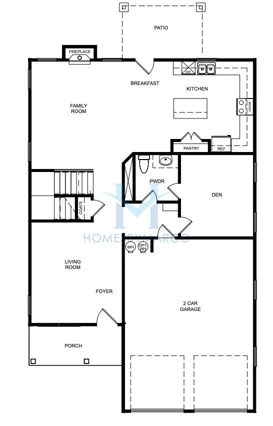 Photos of the Dresden model in the The Hills at Cedar Creek subdivision in Winder, GA