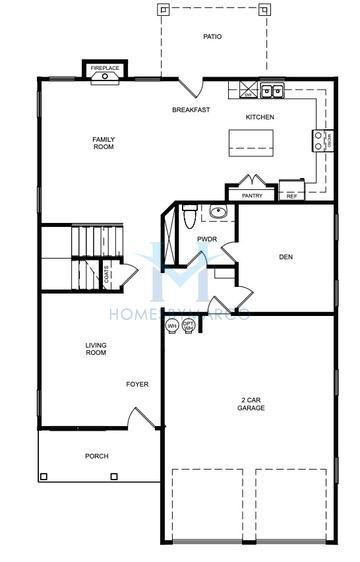 Photos of the Dresden model in the The Hills at Cedar Creek subdivision in Winder, GA