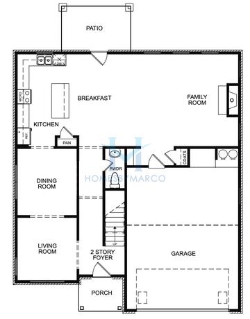 Photos of the Dunford model in the The Hills at Cedar Creek subdivision in Winder, GA