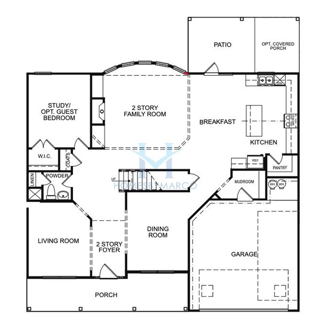 Photos of the Dover model in the Stephens Landing subdivision in Loganville, GA