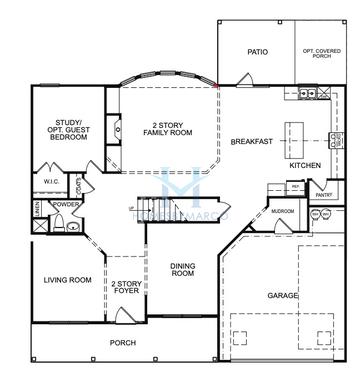 Photos of the Dover model in the Stephens Landing subdivision in Loganville, GA