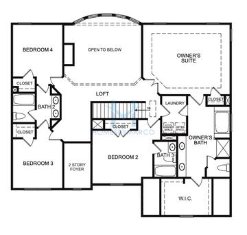 Dover model in Stephens Landing, Loganville, GA, built by Direct Residential Communities