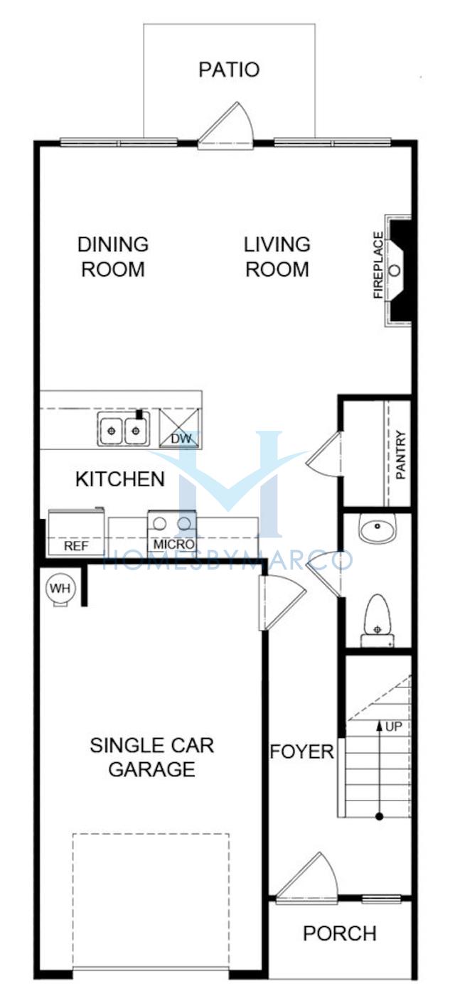 Photos of the Chandler model in the Lake Harbin subdivision in Morrow, GA