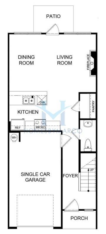 Photos of the Chandler model in the Lake Harbin subdivision in Morrow, GA