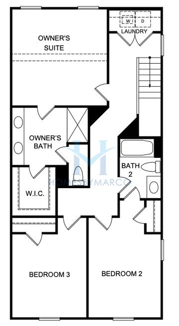 Nottingham model in Lake Harbin, Morrow, GA, built by Direct Residential Communities