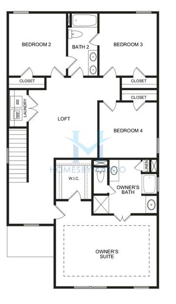 Franklin model in Providence Village, Gurnee, IL, built by Direct Residential Communities