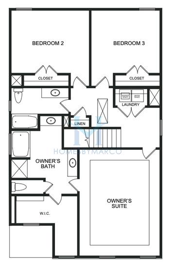 Lawson model in Fairview Lake, Conyers, GA, built by Direct Residential Communities