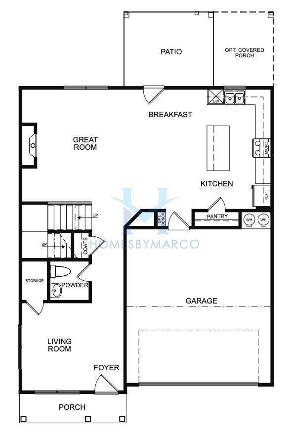 Photos of the Barrington model in the Neely Farm subdivision in Covington, GA