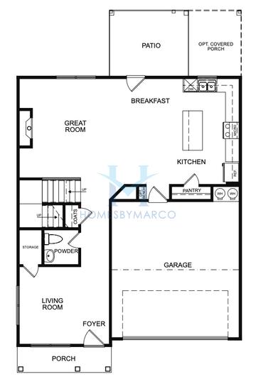 Photos of the Barrington model in the Neely Farm subdivision in Covington, GA