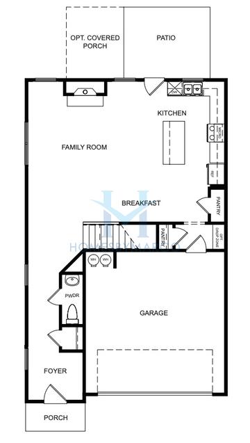 Photos of the Baxter model in the Neely Farm subdivision in Covington, GA