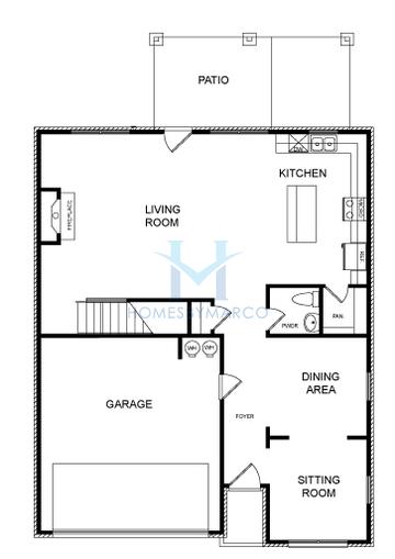 Bellwood model in Neely Farm, Covington, GA, built by Direct Residential Communities