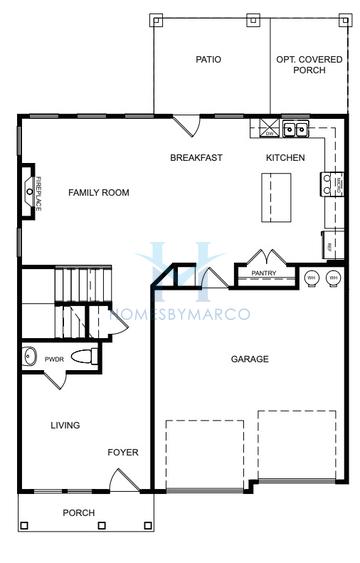 Photos of the Benton model in the Neely Farm subdivision in Covington, GA