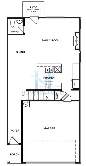 Photos of the Newbury model in the Chastain Heights subdivision in Woodstock, GA