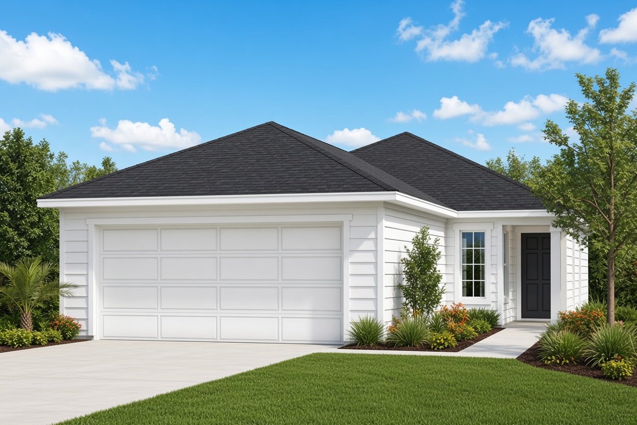 1221 model in Somerset at Palm Coast Park, Palm Coast, FL, built by KB Home
