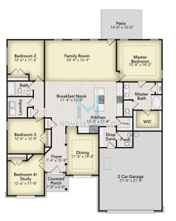 Photos of the 2328 model in the Swann Hills subdivision in Statesville, NC