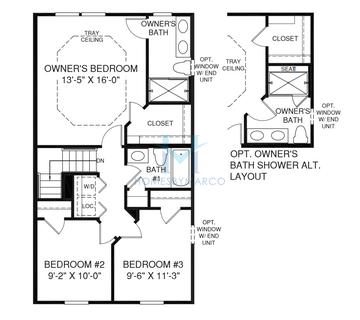 Photos of the Mozart model in the Alexander Towns subdivision in Lawrenceville, GA