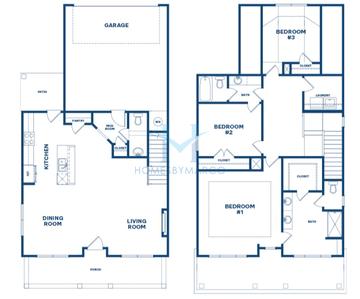 Photos of the Ashmore model in the Brookland Commons subdivision in Monroe, GA