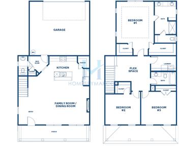Photos of the Ashton model in the Brookland Commons subdivision in Monroe, GA