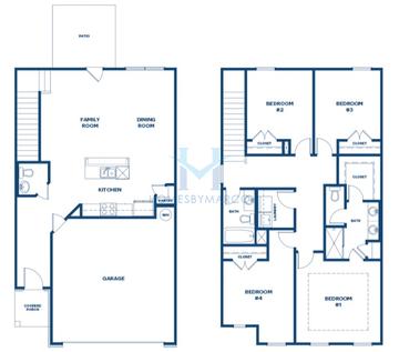 Photos of the Brentwood model in the Brookland Commons subdivision in Monroe, GA