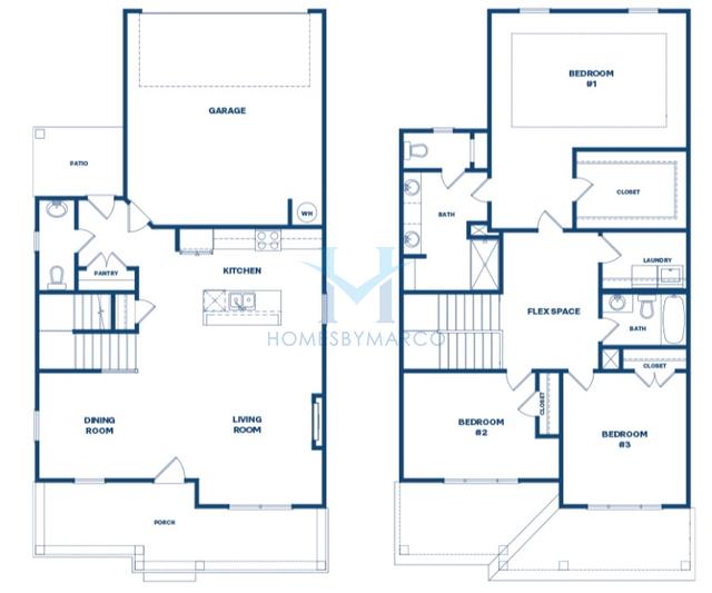 Photos of the Iria Glen model in the Brookland Commons subdivision in Monroe, GA