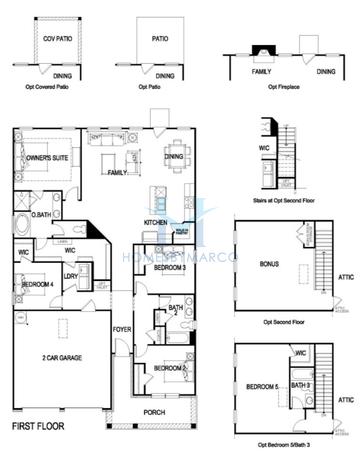 Photos of the Newhall model in the Hillbrooke Preserve subdivision in Conyers, GA