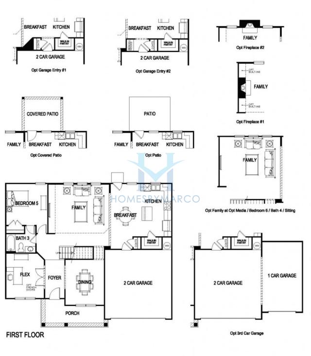 Photos of the Leighton model in the Autumn Brook subdivision in Austell, GA