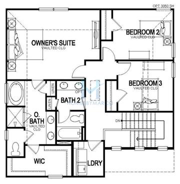 Abbot model in Reserve at South River Gardens, Atlanta, GA, built by Rockhaven Homes