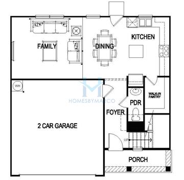Photos of the Abbot model in the Reserve at South River Gardens subdivision in Atlanta, GA