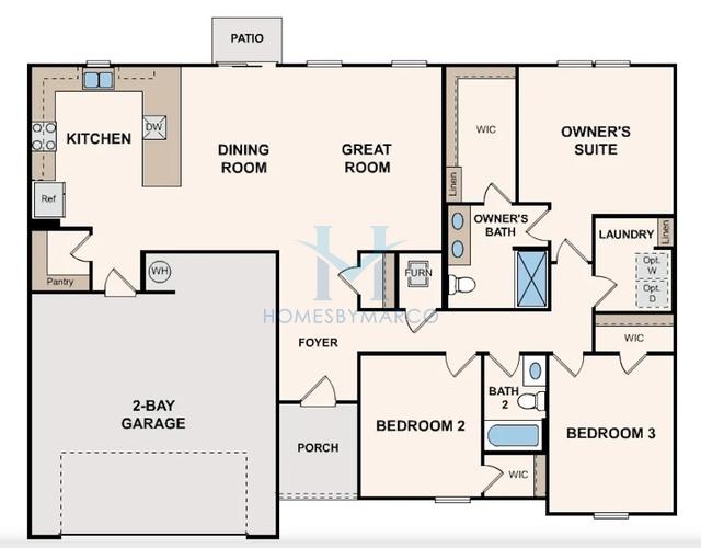 Photos of the Amberwood model in the Liberty Heights subdivision in Chatsworth, GA