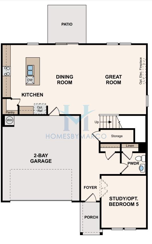 Photos of the Travis model in the Kingsley Creek subdivision in Lithonia, GA