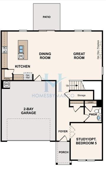 Photos of the Travis model in the Parkview Estates subdivision in Atlanta, GA