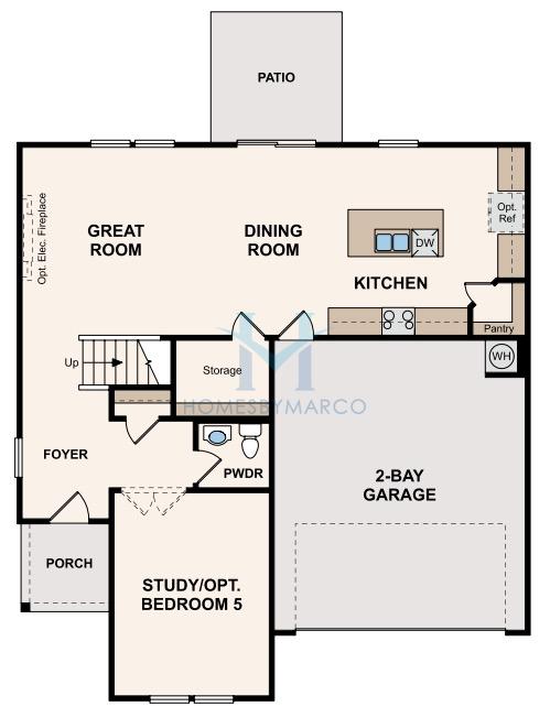 Photos of the Apollo model in the Kingsley Creek subdivision in Lithonia, GA