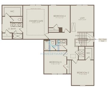 Willard model in Hamilton Place, Cartersville, GA, built by Pulte Homes