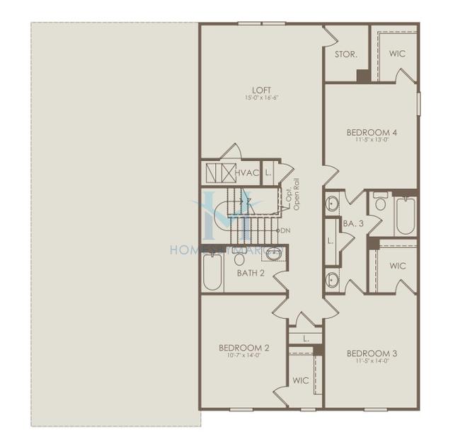 Braddock model in Hamilton Place, Cartersville, GA, built by Pulte Homes