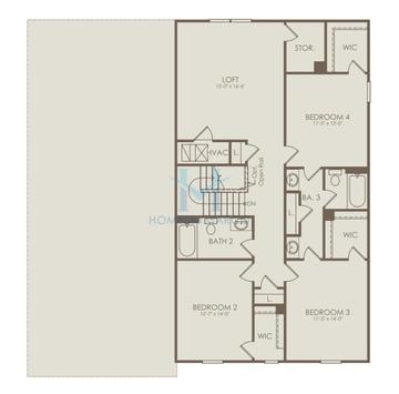 Braddock model in Hamilton Place, Cartersville, GA, built by Pulte Homes