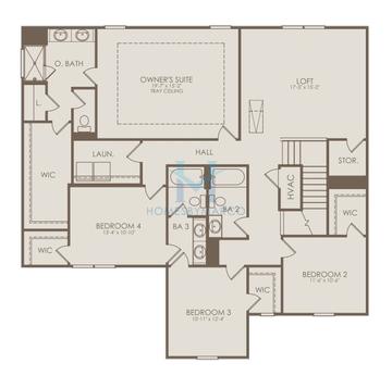 Liston model in Anderson Point Estates, McDonough, GA, built by Pulte Homes