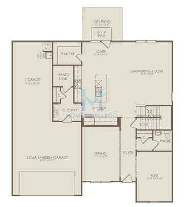 Photos of the Frazier model in the Anderson Point Estates subdivision in McDonough, GA