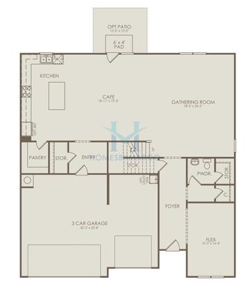 Photos of the Tunney model in the Anderson Point Estates subdivision in McDonough, GA