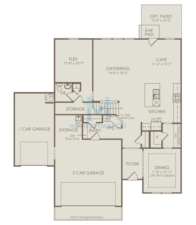 Photos of the Continental model in the Ashworth Estates subdivision in Powder Springs, GA